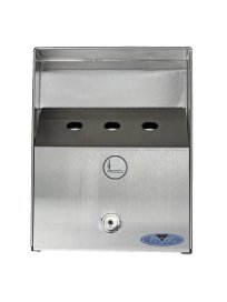 FROST WALL ASHTRAY IN STAINLESS STEEL SMALL