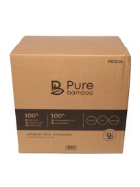 PURE BAMBOO TOILET PAPER 48 ROLLS/BOX 3 PLY  300 SHEET