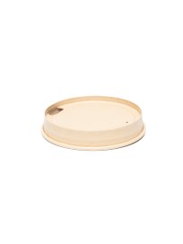 BAMBOO LID FOR HOT GLASS 8 OZ - 1000/CASE