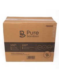 PURE BAMBOO TOILET TISSUE JRT 1000 FEET - 8 ROLLS/BOX