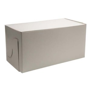 LOG BOX 5.5 X 11 X 5 WHITE WITHOUT WINDOW