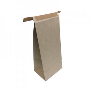 BROWN PAPER COFFEE BAG 250G WITH TIE 1000/CS