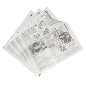 Product: WAX PAPER NEWSPAPER 12X12 2000/CS