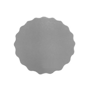 Product: ROUND LAMINATED CARDBOARD WITH SCALLOPED EDGE 9'' 250/PK