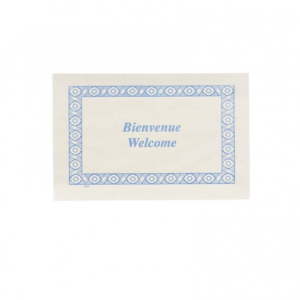 Product: WELCOME BLUE PLAID 1000/CASE
