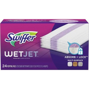 SWIFFER WET-JET SCENTED WIPES, 24/PACK