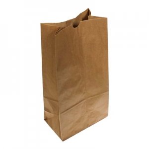 Product: BROWN PAPER BAG 20 LBS DOUBLE 250/PACK KRAFT INNER 8,