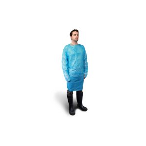 Product: DISPOSABLE APRON WITH WIDE POLYETHYLENE SLEEVES - 20/PACK