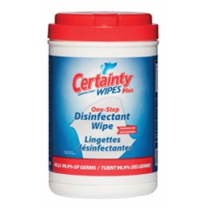 CERTAINTY PORTABLE DISINFECTANT WIPES 200/SHEETS