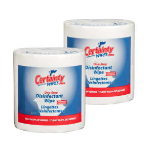 Product: CERTAINTY PLUS DISINFECTANT WIPES - 2 RLX 800F/CASE