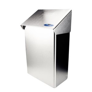 WALL WALL BIN FOR SANITARY TOWEL FROST F622 STAINLESS STEEL