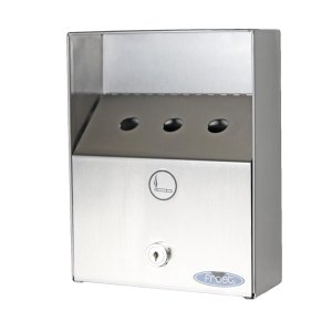 Product: FROST WALL ASHTRAY IN STAINLESS STEEL SMALL
