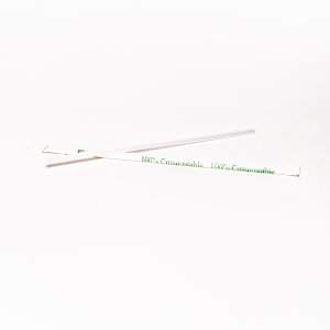 Product: PURE BAMBOO COMPOSTABLE STRAW 8 INCHES - 100/BOX
