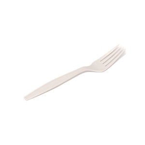 Product: WHITE PLA FORK - 1000/CASE