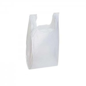 Product: S4 WHITE STRAP BAGS - 11X7X19 - 1000/CS