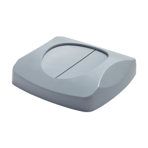 Product: RUBBERMAID GRAY UNTOUCH 23GAL SQUARE TRASH BIN LID