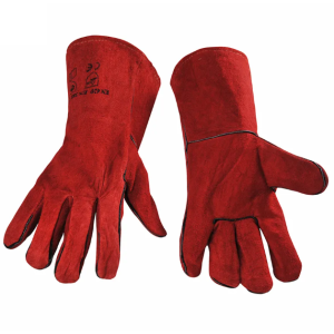 Product: 14 INCH SPLIT COW LEATHER GLOVES WITH KEVLAR FOR WELDING