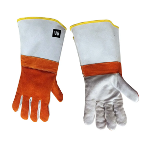 WELDING GLOVES IN SPLIT COW LEATHER WITH WIDE KEVLAR