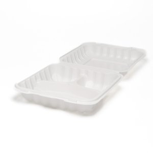 Product: CONTAINER MFPP 8 INCHES 3 COMPARTMENTS 900ML - 150/CASE