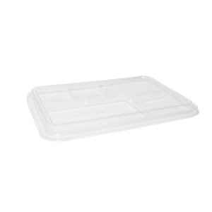 Product: CLEAR LID FOR 5 COMP. CONTAINER. S1234 - 400/CASE