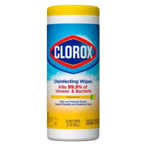 Product: CLOROX LEMON DISINFECTANT WIP 35 SHEETS/BOX