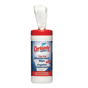 Product: CERTAINTY DISINFECTANT WIPES 35/SHEETS PER BOX