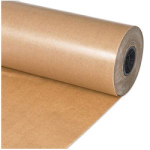 Product: ROLL OF WAX PAPER 1 SIDE BROWN 18 INCH 1000 FEET