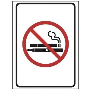 Product: ALUMINUM POSTER 8X12 PROHIBITION OF SMOKING