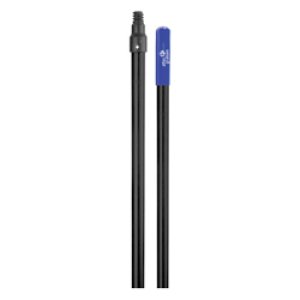 Product: BLACK FIBERGLASS HANDLE WITH BLUE TIP 60 INCHES