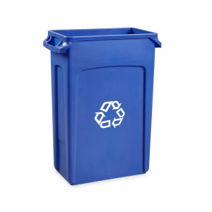 Product: RUBBERMAID SLIM JIM 23 GALLON BLUE Trash Can