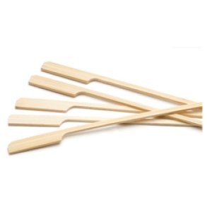 Product: PADDLE STYLE BAMBOO SKEWER STICK 3″ TH82883 100/BAGS 10BAGS/BOX