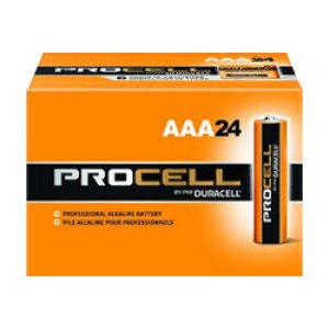 BATTERY DURACELL PROCELL AAA 24/BOX