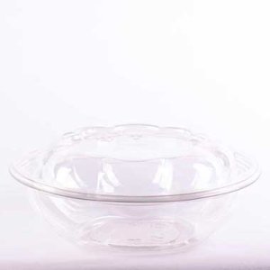 Product: CLEAR ROUND SALAD BOWL COMBO WITH DOME LID