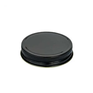 Product: BLACK METAL CORK 70MM FOR GLASS JAR OR 375ML - 250ML