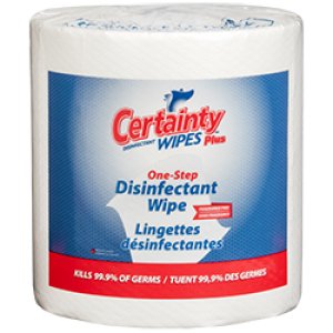 CERTAINTY 2 RLX DISINFECTANT WIPES OF 1200 SHEETS/CS