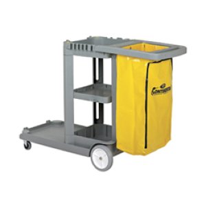GRAY CLEANING TROLLEY
