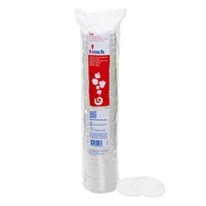 Produit: COUVERCLE POUR CUP CONTENANT PLASTIQUE 3.25OZ & 4OZ - 2500/CS