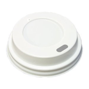 Produit: COUVERCLE À CAFÉ DÔME BLANC 10/20OZ - 1000/CS 