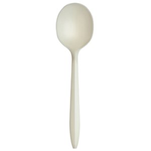 Product: BIODEGRADABLE SOUP SPOON BEIGE 1000/CS