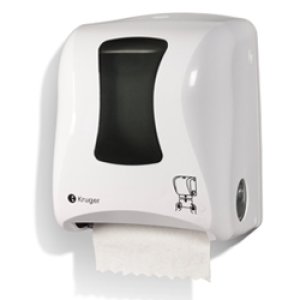 Product: WHITE CONTACTLESS HAND PAPER DISPENSER