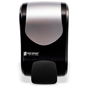 Product: BLACK PUSH BUTTON SOAP DISPENSER