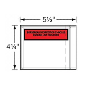 Product: EXPEDITION PACKING SLIP ADHESIVE POUCHES 1000/CASE