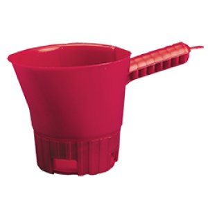 Produit: ÉPANDEUR MANUEL POUR LE SEL ET FONDANT ROUGE 1.7L