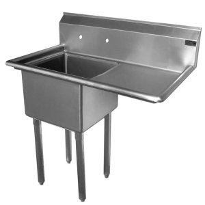 Product: SINK 18X18 WITH INTEGRATED DRAIN TRAY 48 INCHES