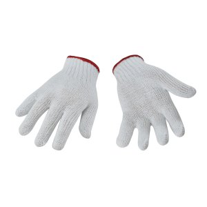 COTTON AND POLYESTER KNIT GLOVE MEDIUM
