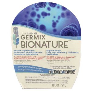 Produit: ÉTIQUETTE GERMIX POUR BOUTEILLE VAPO BIO-352