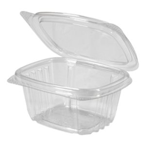CLEAR CONTAINER WITH FLAT LID 6OZ 400/CS