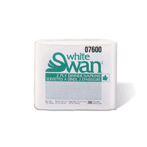 Produit: SERVIETTE DE TABLE 2 PLIS  WHITE SWAN   2400/CS 