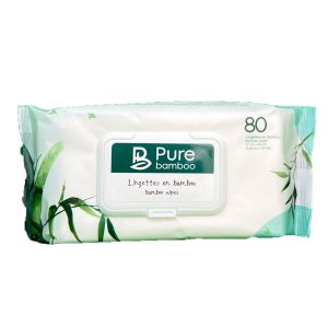 Product: PURE BAMBOO COMPOSTABLE BABY WIPES - 12X80/CASE