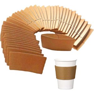 Product: BROWN COFFEE SLEEVE FOR 12 OZ COFFEE GLASS - 1000/CASE